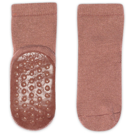 Gobabygo Woodrose Ull Strømper Anti-Slip