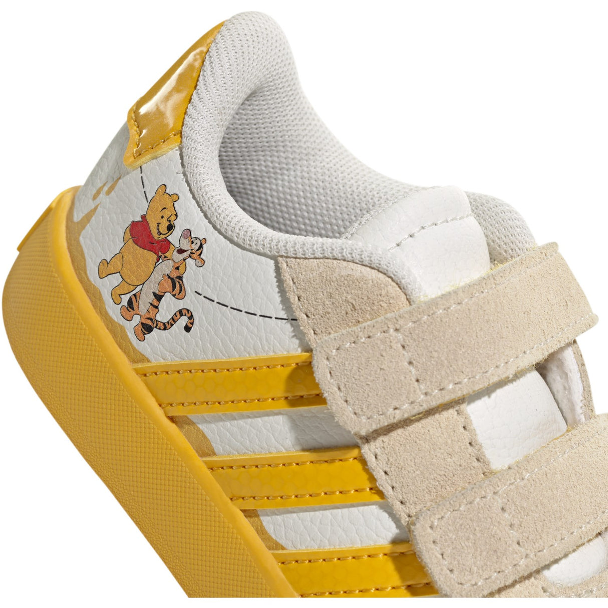 adidas Originals Off White Crew Yellow Core Black Vl Court Winnie Cf I Sneakers