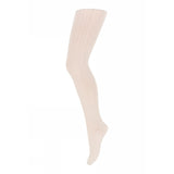 Mp Danmark Ull ribbe tights Ecru