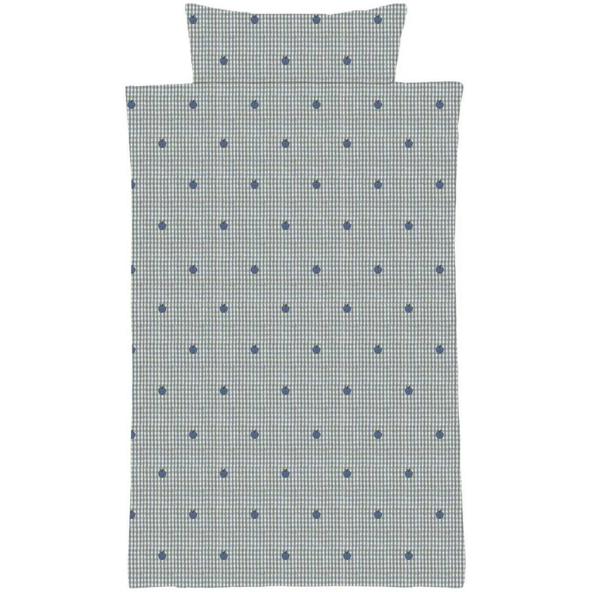 Flöss Light Blue Apple Gingham Ellis Dyne + Pute Baby