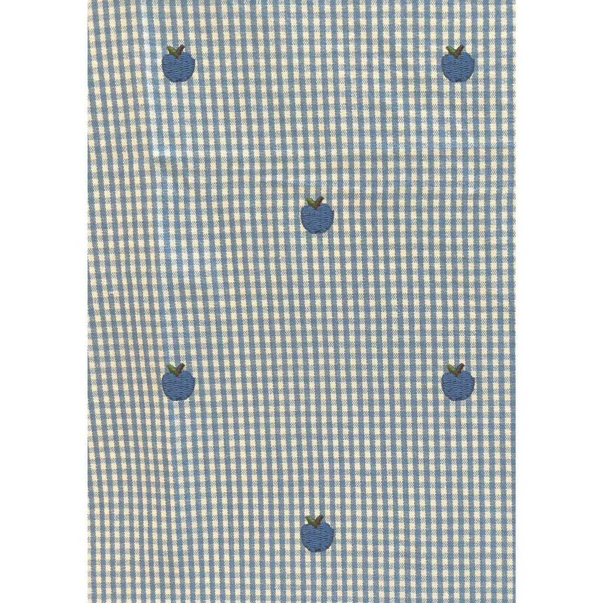 Flöss Light Blue Apple Gingham Ellis Dyne + Pute Baby