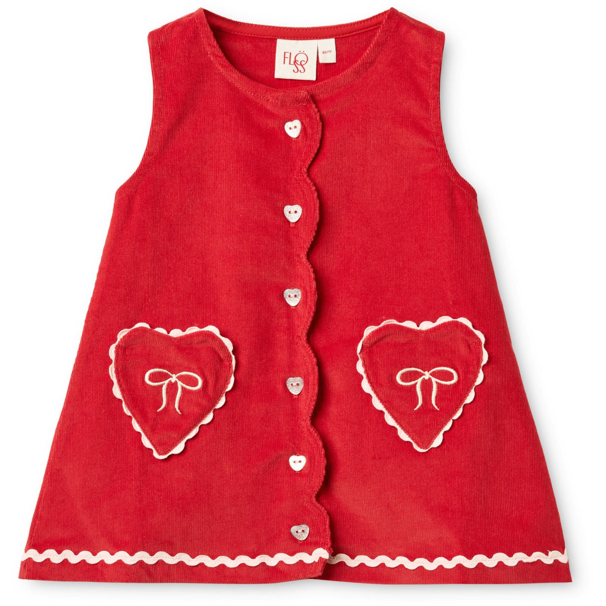 Flöss Poppy Red Carol Kjole