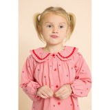 Flöss Pink Rose Gingham Sonja Bluse