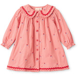 Flöss Pink Rose Gingham Sonja Kjole