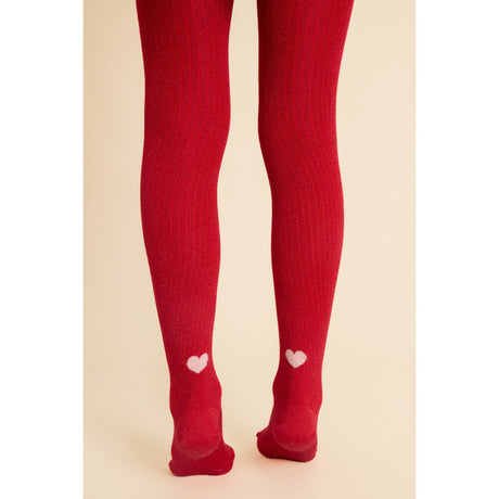 Flöss Pink-Red Glitter 2-Pack Vera Strømpebukser 2-Pakning