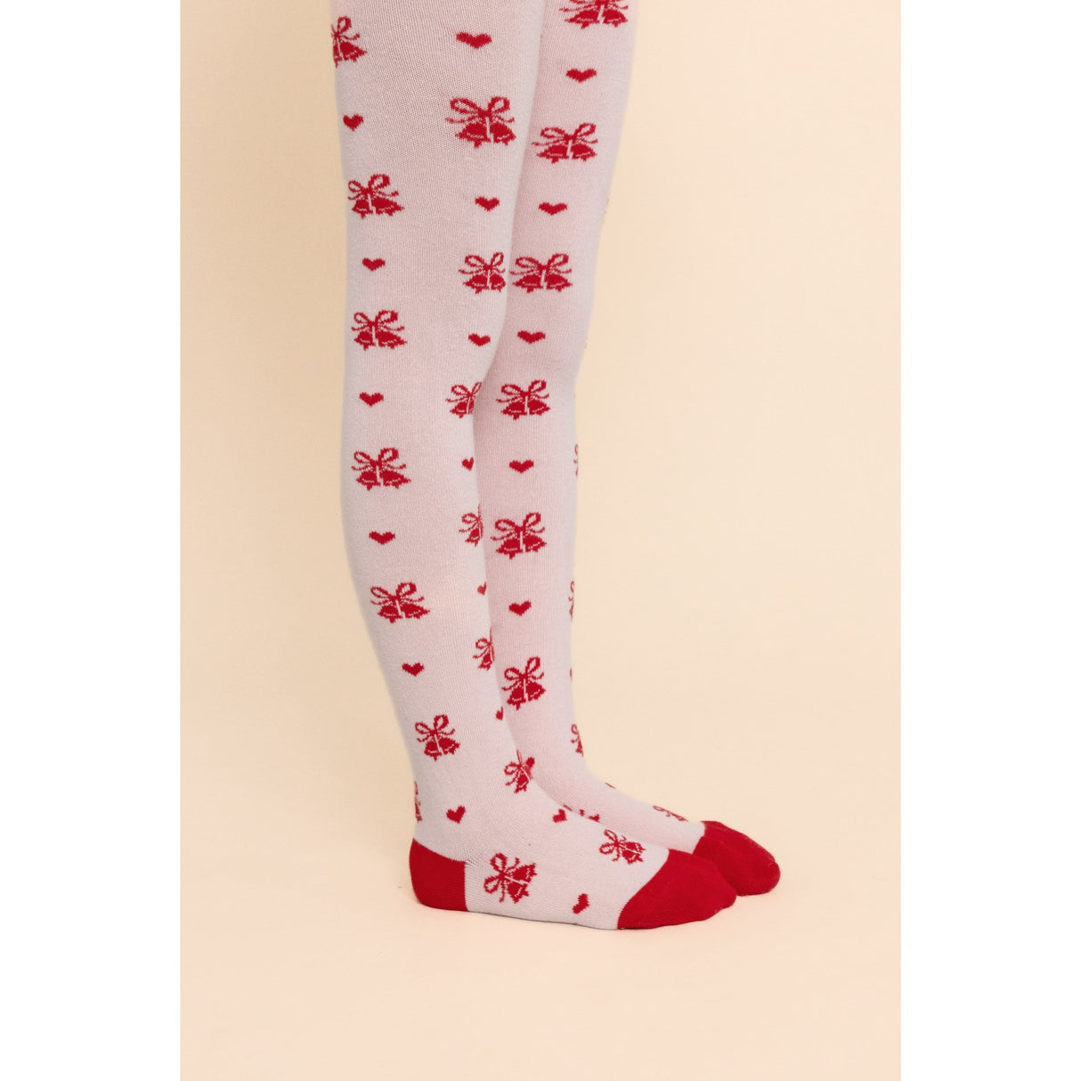 Flöss Pink-Red Glitter 2-Pack Vera Strømpebukser 2-Pakning