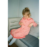 Flöss Pink Rose Gingham Sonja Kjole