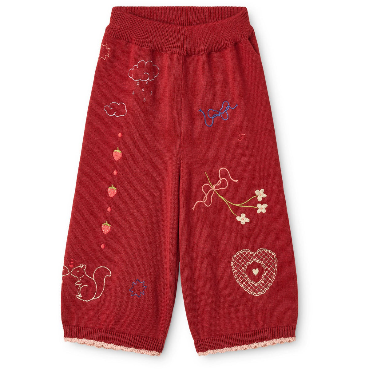 Flöss Dark Cranberry Agnes Bukser