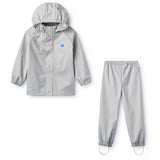 Flöss Light Blue Gingham Dew Regntøy Sett