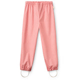 Flöss Pink Rose Gingham Dew Regntøy Sett