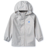 Flöss Light Blue Gingham Dew Regntøy Sett
