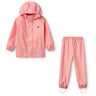 Flöss Pink Rose Gingham Dew Regntøy Sett
