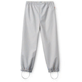 Flöss Light Blue Gingham Dew Regntøy Sett
