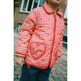 Flöss Red Berry Gingham Molly Vattert Jakke