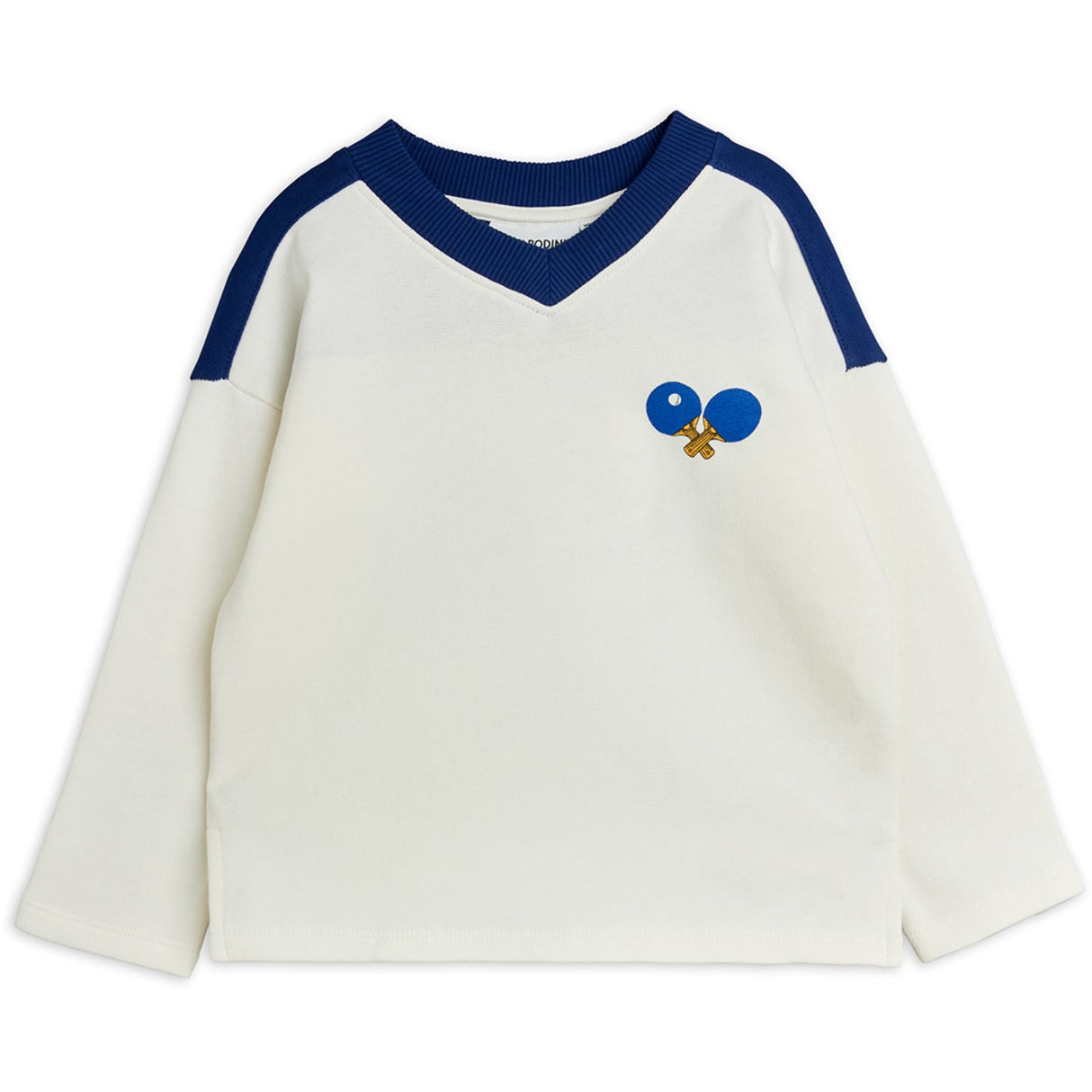 Mini Rodini White Table Tennis Sp Collegegenser