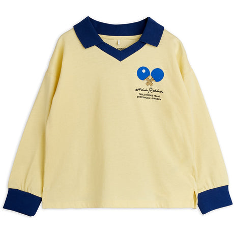 Mini Rodini Yellow Table Tennis Sp Halsbånd Ls Topp