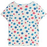 Mini Rodini Multi Flowers Aop Picot Edge Pointelle Ss Tee