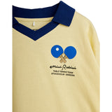 Mini Rodini Yellow Table Tennis Sp Halsbånd Ls Topp