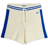 Mini Rodini Off-White Cable Strikk Shorts