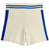 Mini Rodini Off-White Cable Strikk Shorts