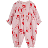 Mini Rodini Pink Minibabies Aop Woven Buksedrakt