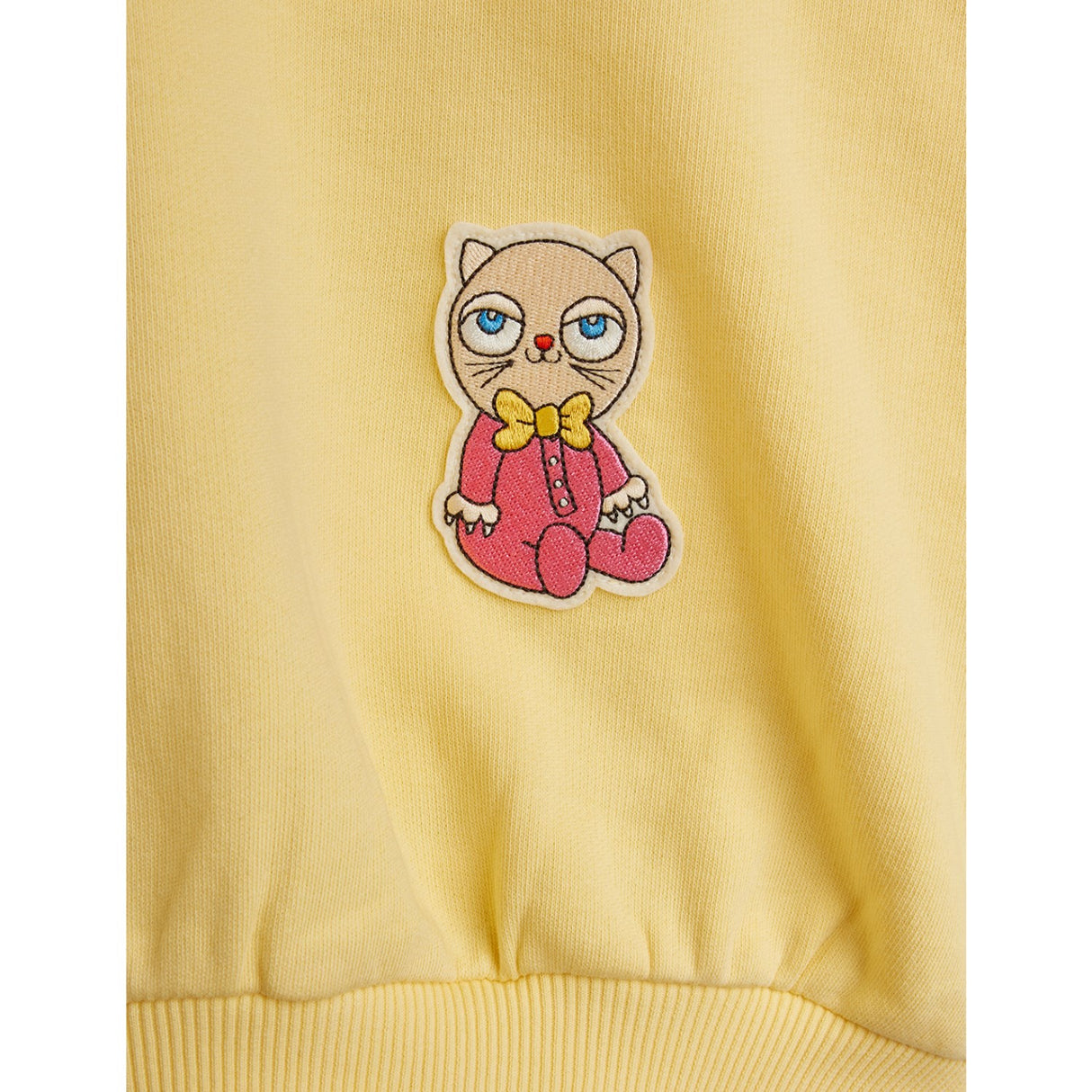Mini Rodini Yellow Minibabies Patches Collegegenser