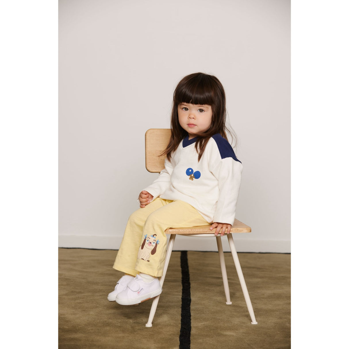 Mini Rodini White Table Tennis Sp Collegegenser