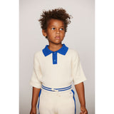 Mini Rodini Off-White Cable Strikk Shorts