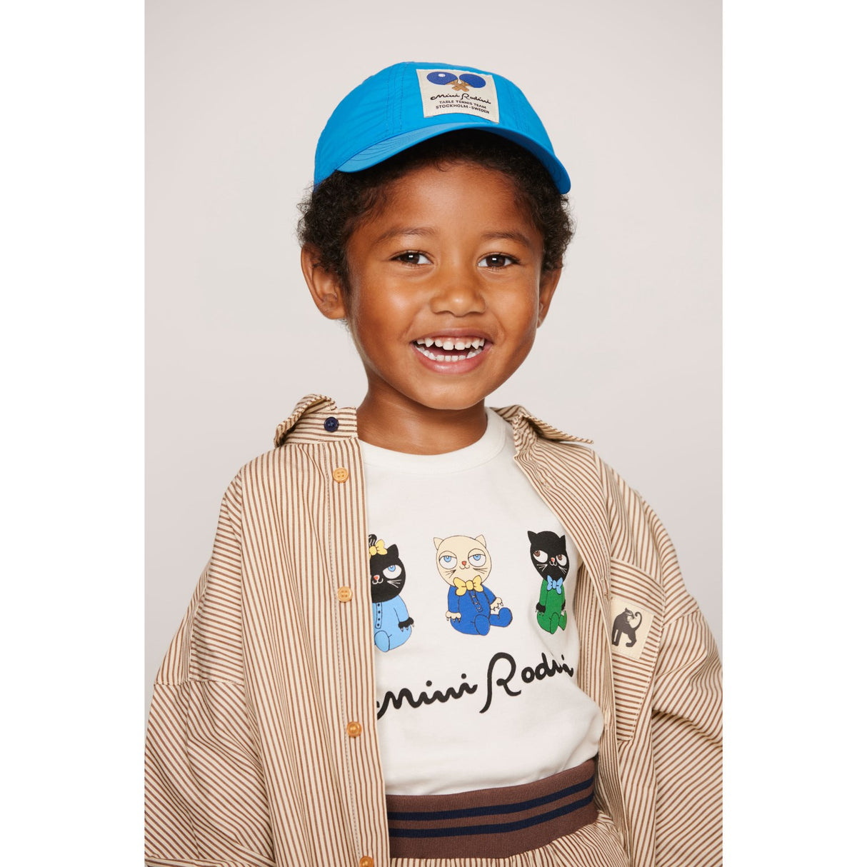 Mini Rodini Brown Poplin Yd Ls Skjorte