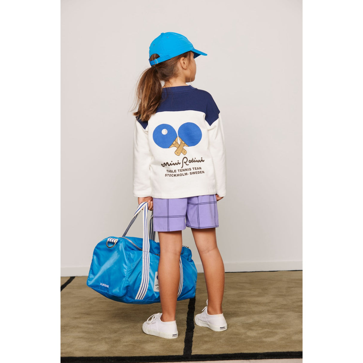 Mini Rodini White Table Tennis Sp Collegegenser