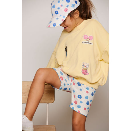 Mini Rodini Yellow Minibabies Patches Collegegenser