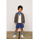 Mini Rodini Off-White Cable Strikk Polo Skjorte
