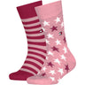 Tommy Hilfiger Pink Kids Strømper 2-Pakning Stars Og Stripes