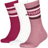 Tommy Hilfiger Pink Kids Strømper 3-Pakning Varsity Tommy
