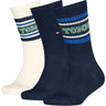 Tommy Hilfiger Navy Kids Strømper 3-Pakning Varsity Tommy
