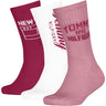 Tommy Hilfiger Pink Kids Strømper 3-Pakning Ny Sport