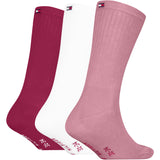 Tommy Hilfiger Pink Kids Strømper 3-Pakning Ny Sport