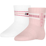 Tommy Hilfiger Light Pink Baby Strømper 2-Pakning Sport