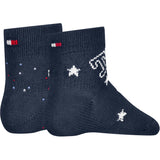 Tommy Hilfiger Tommy Original Baby Strømper 2-Pakning Letters