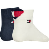 Tommy Hilfiger Tommy Original Baby Strømper 2-Pakning Heart