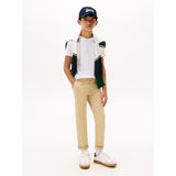 Tommy Hilfiger White Essential Bomull Reg Fit Tee Ss