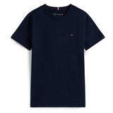 Tommy Hilfiger Dark Night Navy Essential Bomull Reg Fit Tee Ss