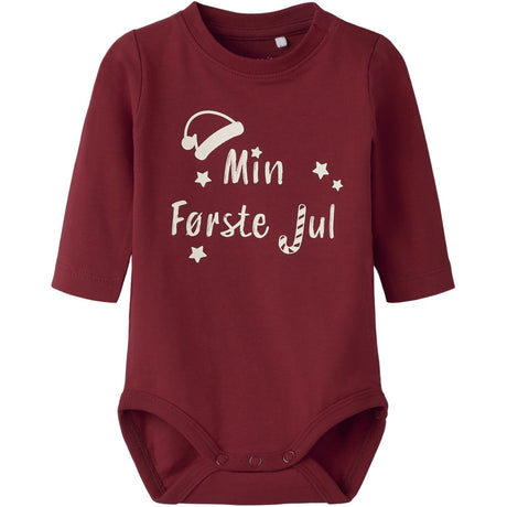 Name It Red Dahlia Min Første Jul Nbnrajul Ls Body