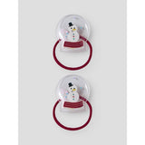 Name It Red Dahlia Snow Globe Nmfrifetti 2-Pakning Hairelastic