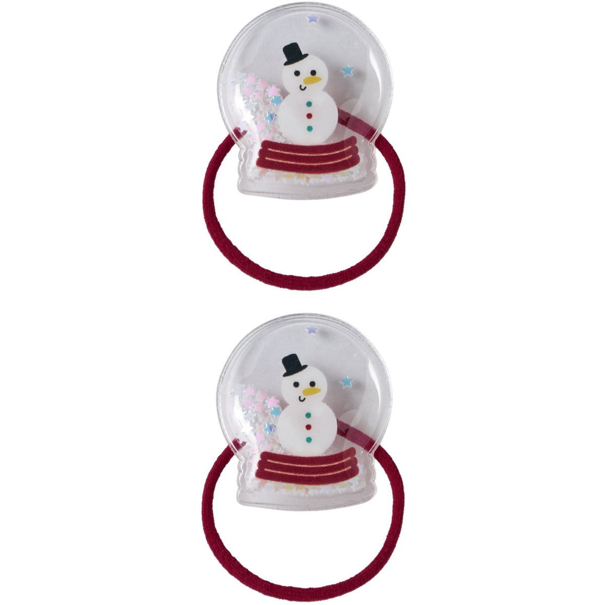 Name It Red Dahlia Snow Globe Nmfrifetti 2-Pakning Hairelastic