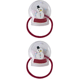Name It Red Dahlia Snow Globe Nmfrifetti 2-Pakning Hairelastic