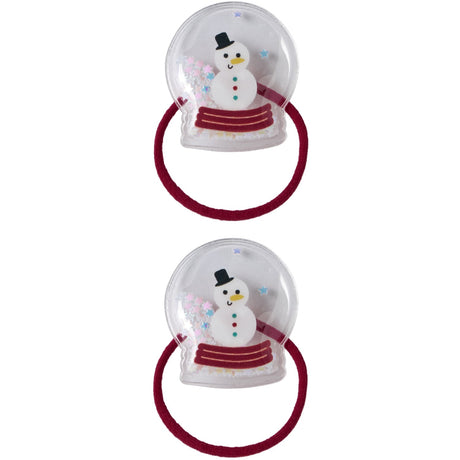 Name It Red Dahlia Snow Globe Nmfrifetti 2-Pakning Hairelastic