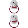 Name It Red Dahlia Snow Globe Nmfrifetti 2-Pakning Hairelastic