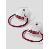 Name It Red Dahlia Snow Globe Nmfrifetti 2-Pakning Hairelastic