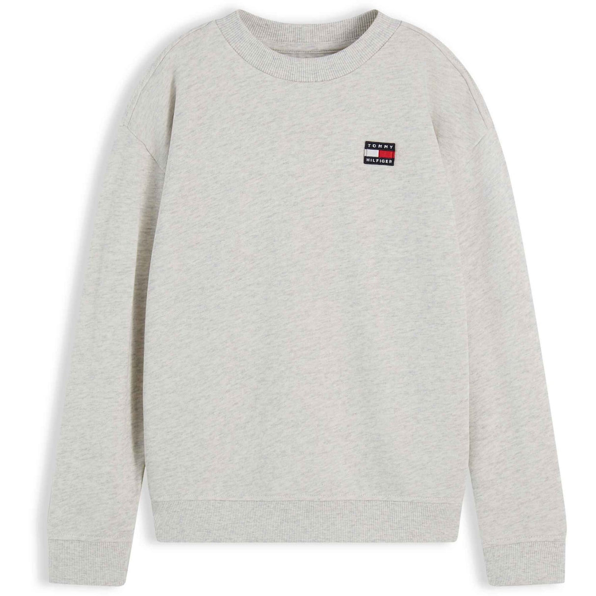 Tommy Hilfiger Heather Grey Flag Heritage Cn Collegegenser